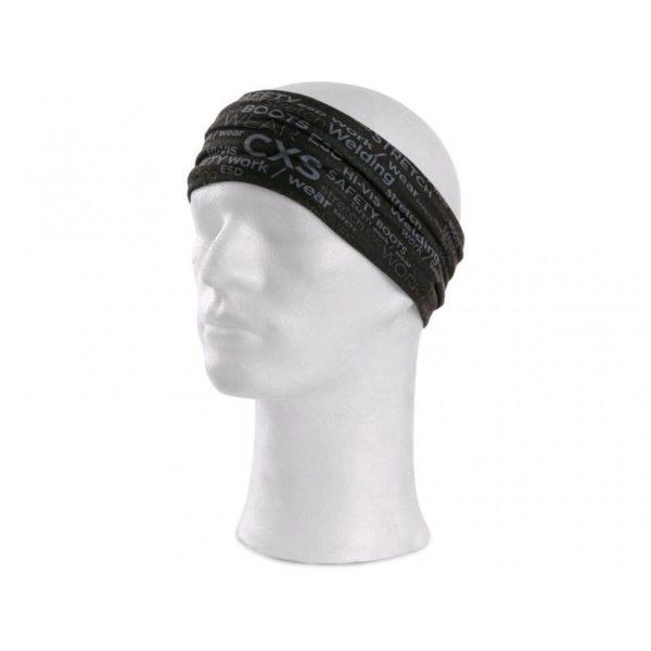 Multifunkčná šatka CXS DARREN - čierna - unisex - Image 4