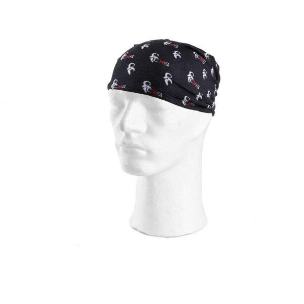 Multifunkčná šatka CXS KATY - čierna / biela - unisex