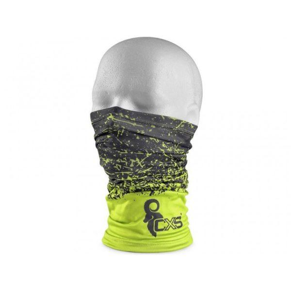 Multifunkčná šatka CXS LORY - čierna / žltá - unisex - Image 4